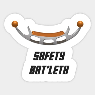 Safety Bat'leth Sticker